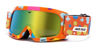 Kids Prescription Ski and Snowboard Goggles NF131101 Red