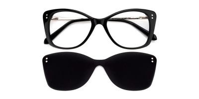 Clip On Sunglasses G5223 Black