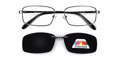 Clip On Sunglasses S9307 Grey