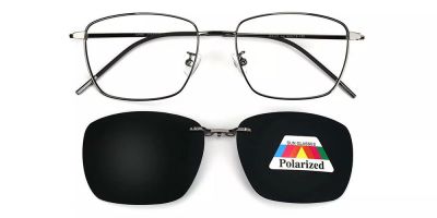 Clip On Sunglasses S9335 Grey