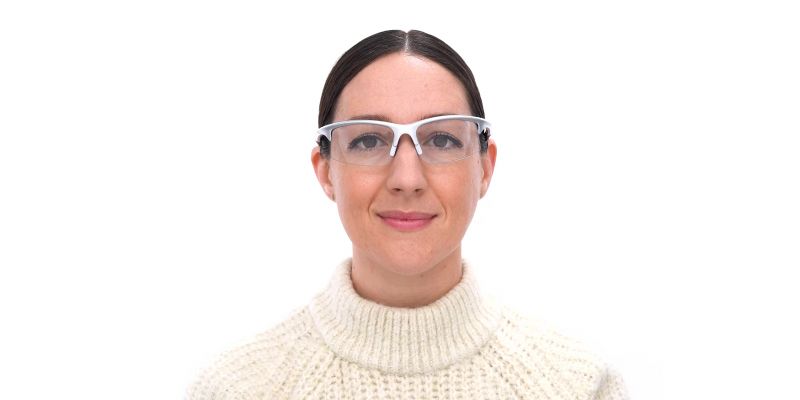 Prescription Safety Glasses F0246 Silver