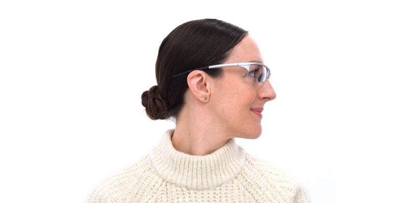 Prescription Safety Glasses F0246 Silver