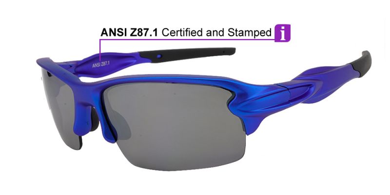 Prescription Sports Sunglasses SS713 Metallic Blue