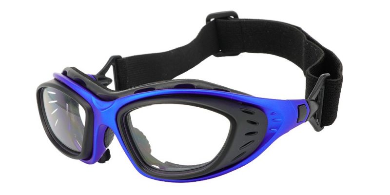 Prescription Sports Goggles J61 Blue - Soft Seal Padding