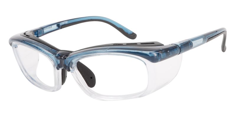 Prescription Sports & Safety Glasses LD5702 Clear Blue