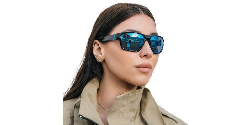  Prescription Safety Glasses KA0408 Black & Blue