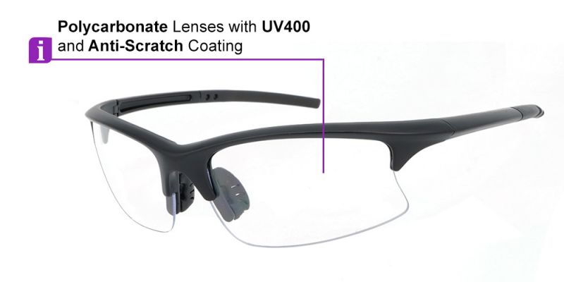 Prescription Safety Glasses F0246 Black