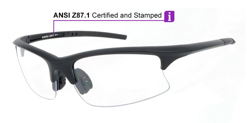 Prescription Safety Glasses F0246 Black