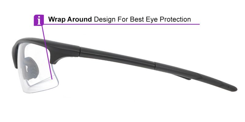 Prescription Safety Glasses F0246 Black