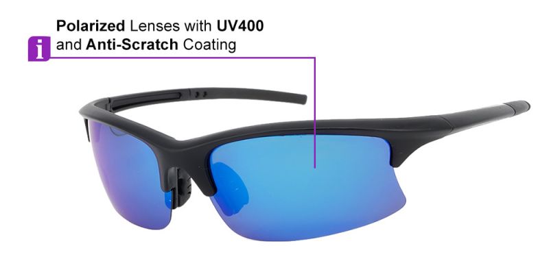 Prescription Sports Sunglasses F0246 Black