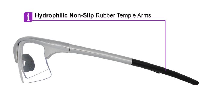 Prescription Safety Glasses F0246 Silver