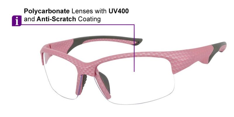 Prescription Safety Glasses F0285 Pink