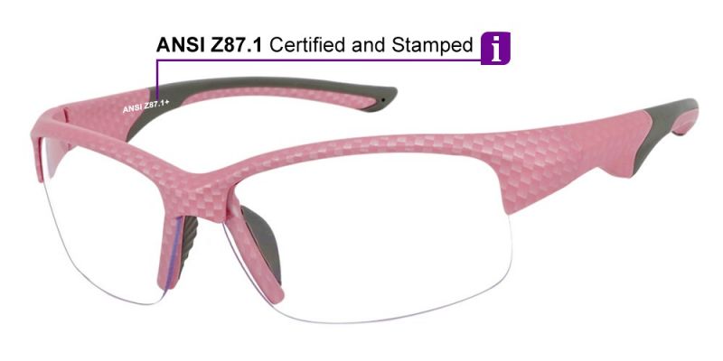 Prescription Safety Glasses F0285 Pink