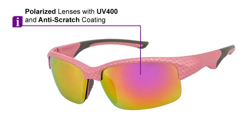 Prescription Sports Sunglasses F0285 Pink
