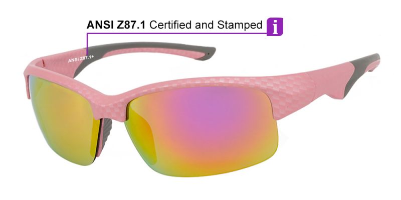 Prescription Sports Sunglasses F0285 Pink