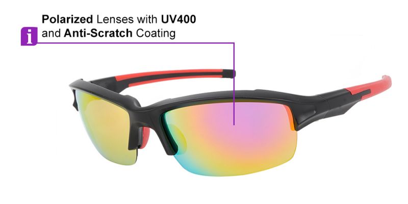 Prescription Sports Sunglasses F0346 Black