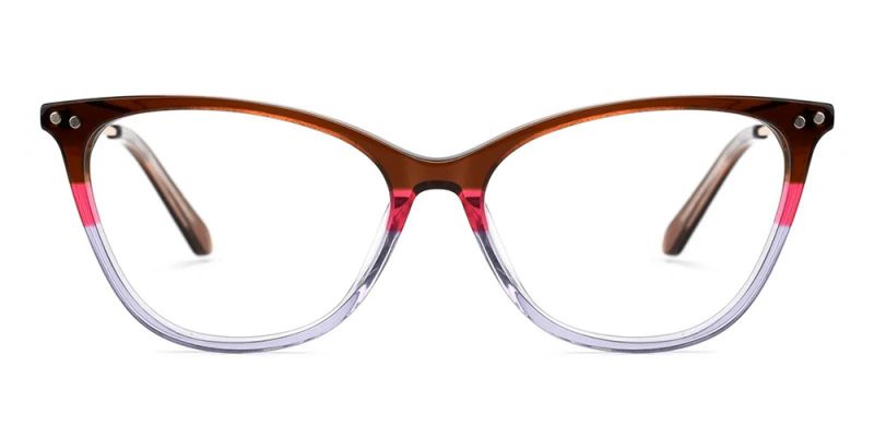 Clip On Sunglasses G5225 Brown