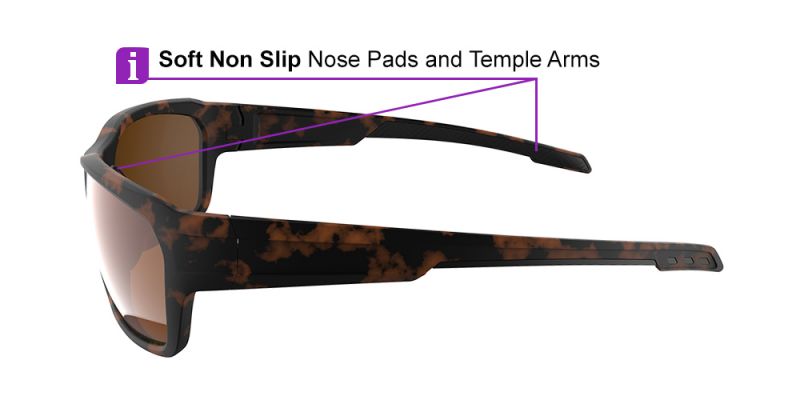 Prescription Sports Safety Sunglasses KA0203 Tortoise