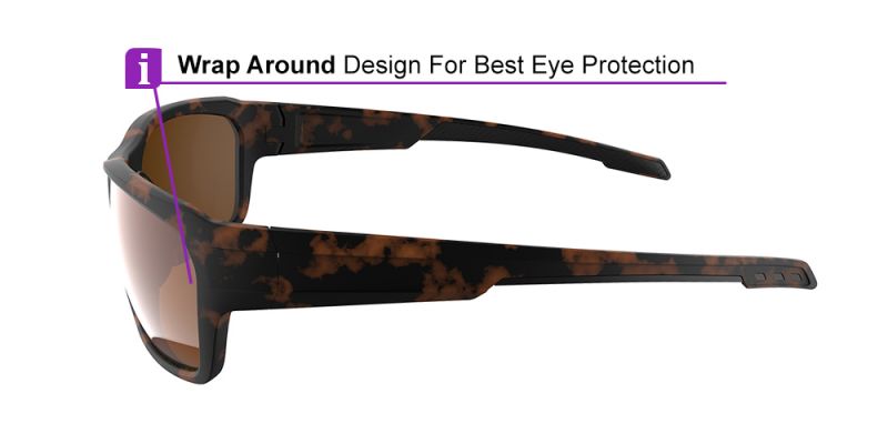 Prescription Sports Safety Sunglasses KA0203 Tortoise