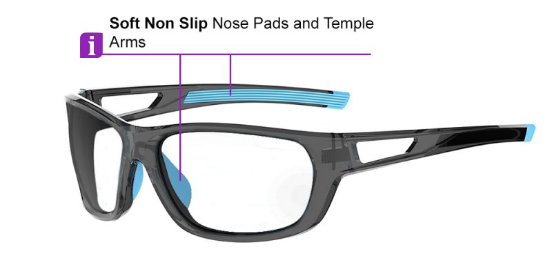 Prescription Safety Glasses KA0612 Black 