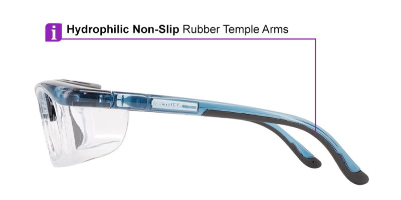 Prescription Sports & Safety Glasses LD5702 Clear Blue