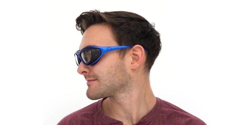 Prescription Sports Goggles J61 Blue - Soft Seal Padding