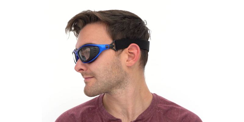 Prescription Sports Goggles J61 Blue - Soft Seal Padding
