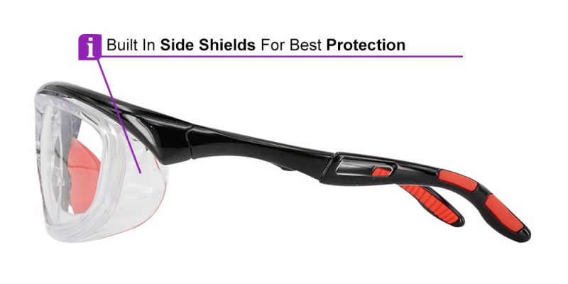 Prescription Safety Glasses S005 Black