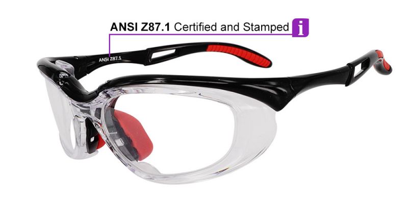 Prescription Safety Glasses S005 Black
