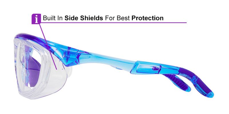 Prescription Safety Glasses S005 Blue