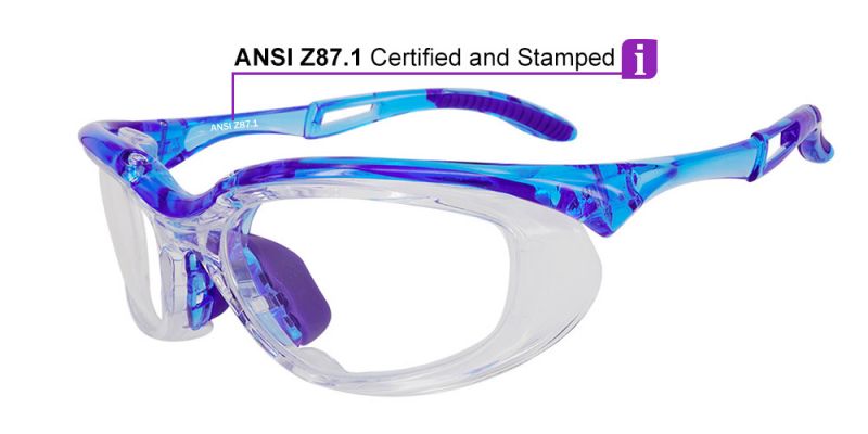 Prescription Safety Glasses S005 Blue