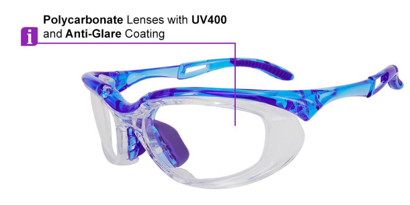 Prescription Safety Glasses S005 Blue