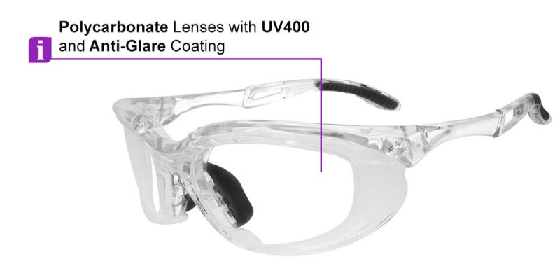 Prescription Safety Glasses S005 Clear 